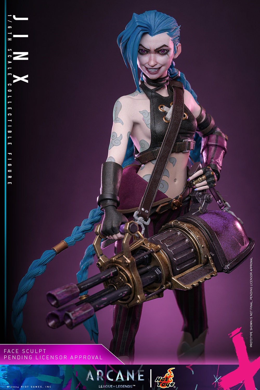 Jinx Sixth Scale Figure by Hot Toys – Arcane (Season Two) (Est