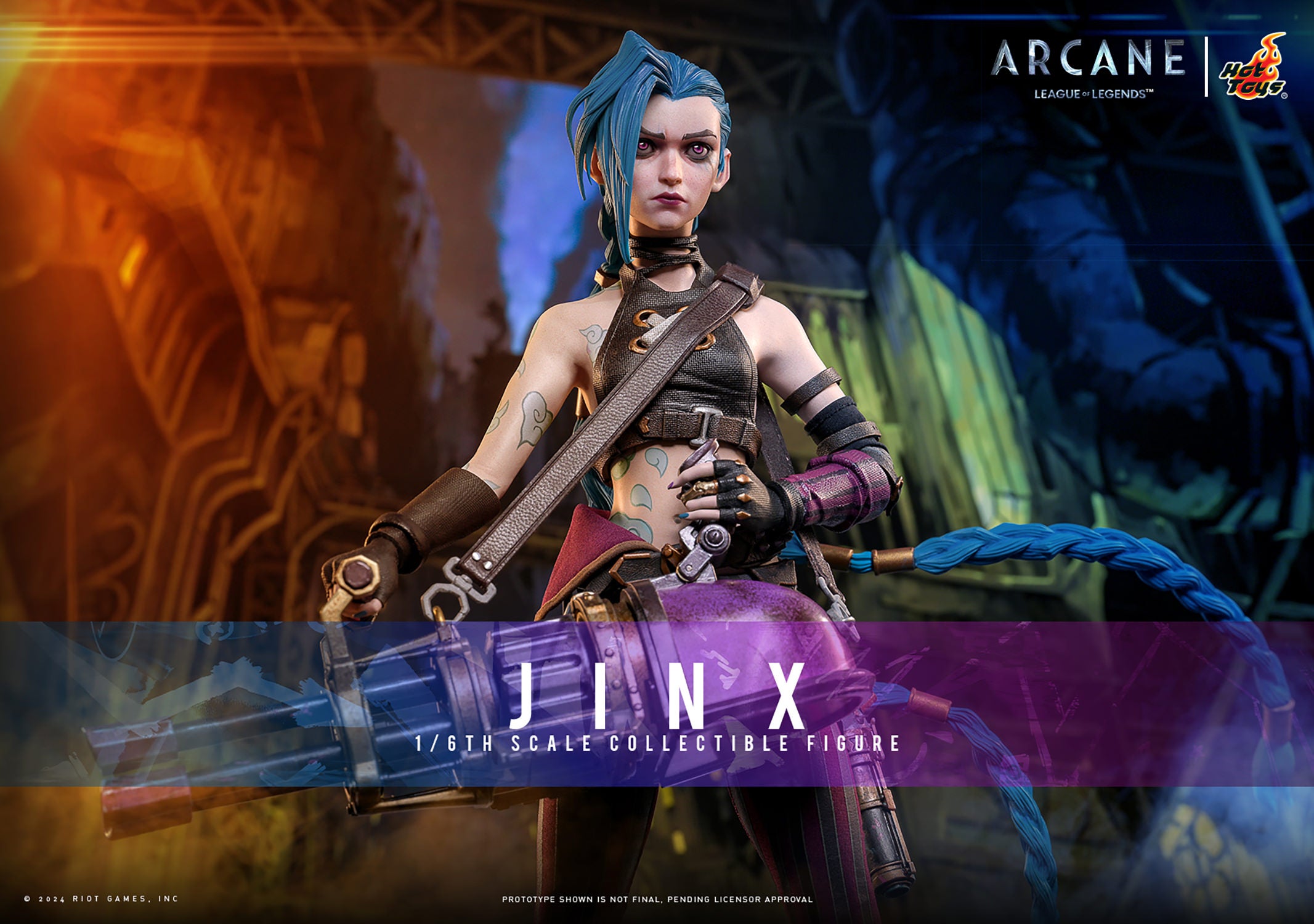 Jinx Sixth Scale Figure by Hot Toys – Arcane (Season Two) (Est