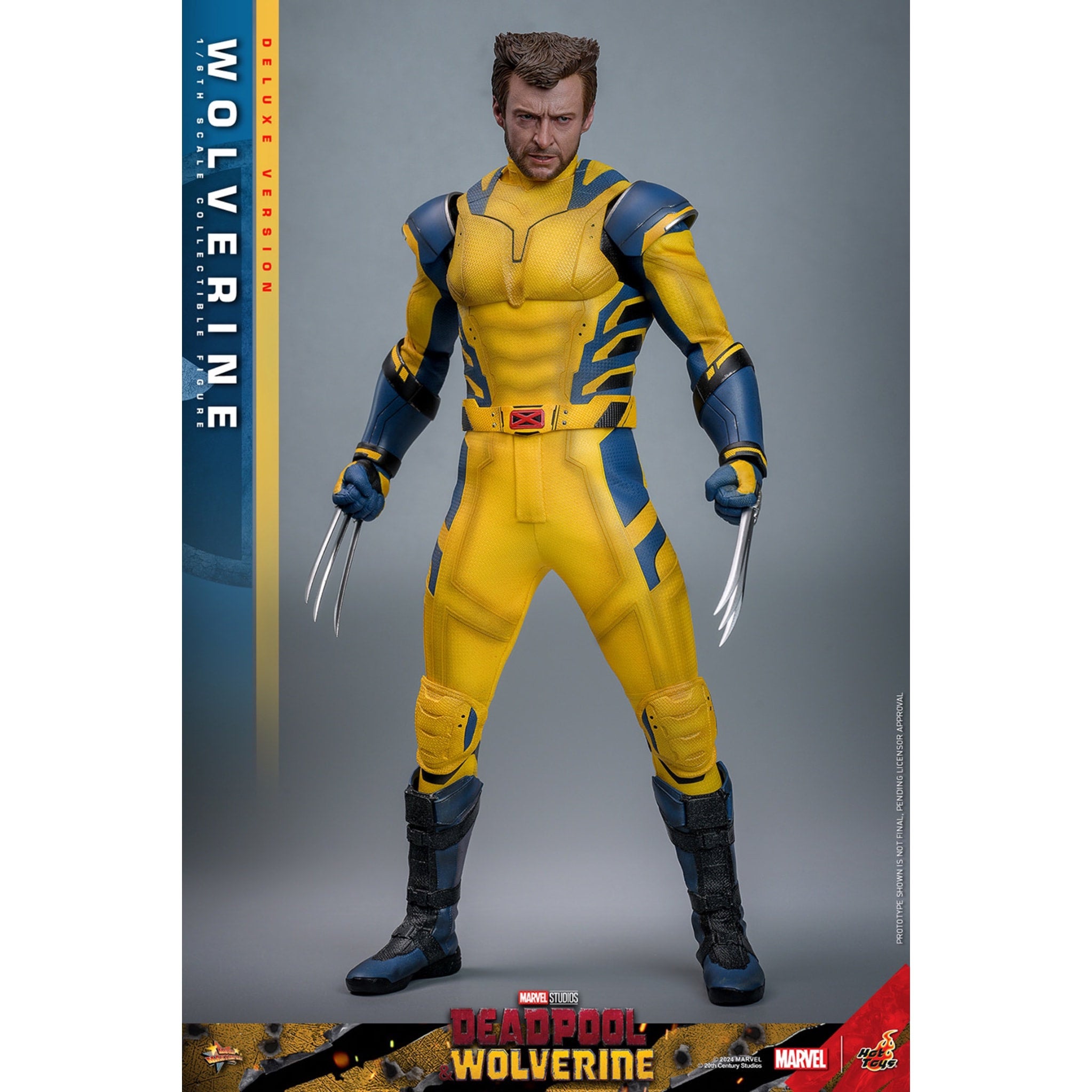 Wolverine (Deluxe Version) Sixth Scale Figure by Hot Toys | Deadpool &  Wolverine Movie